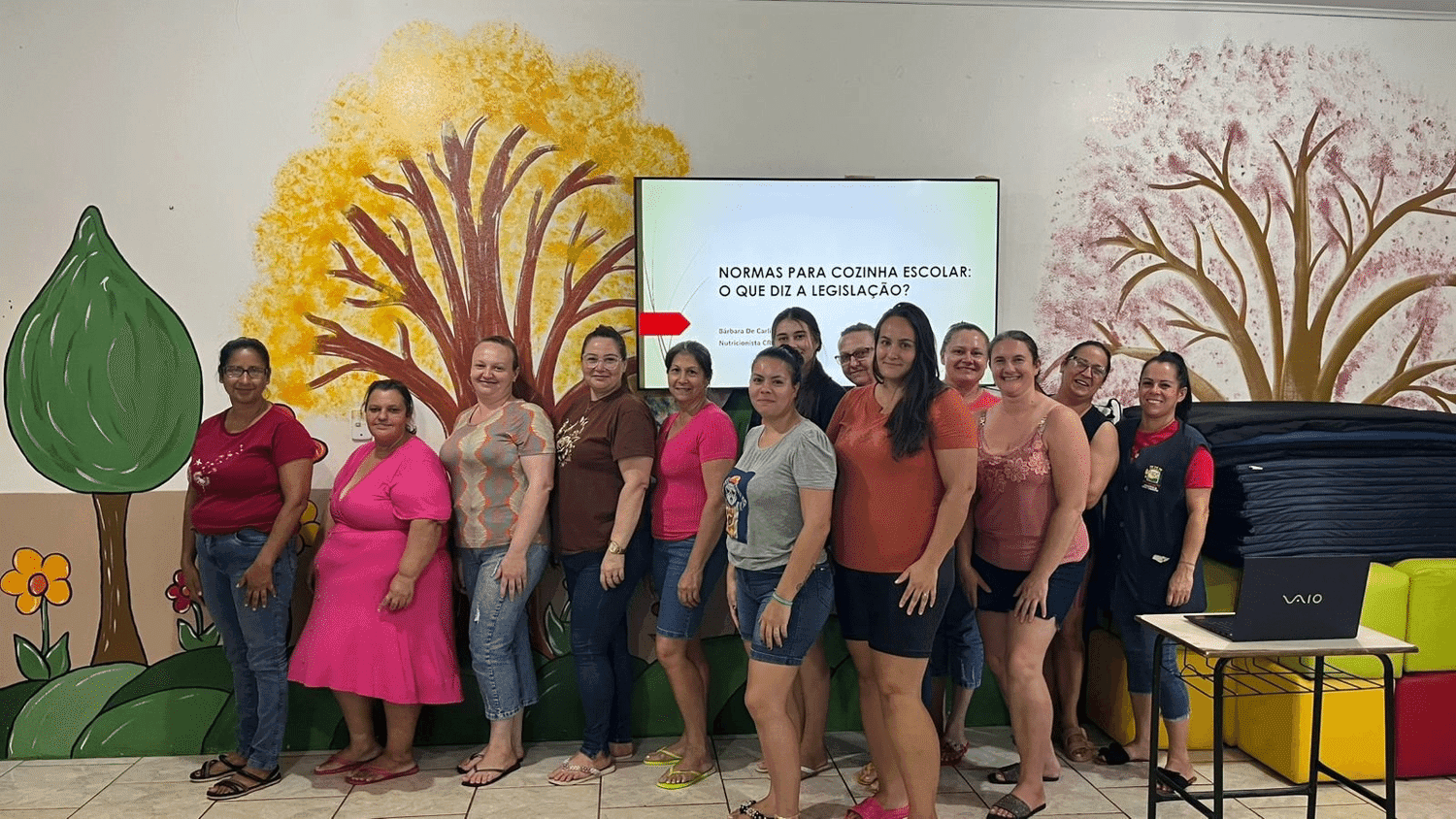 Capacitação reforça normas sanitárias em cozinhas escolares de Novo Tiradentes