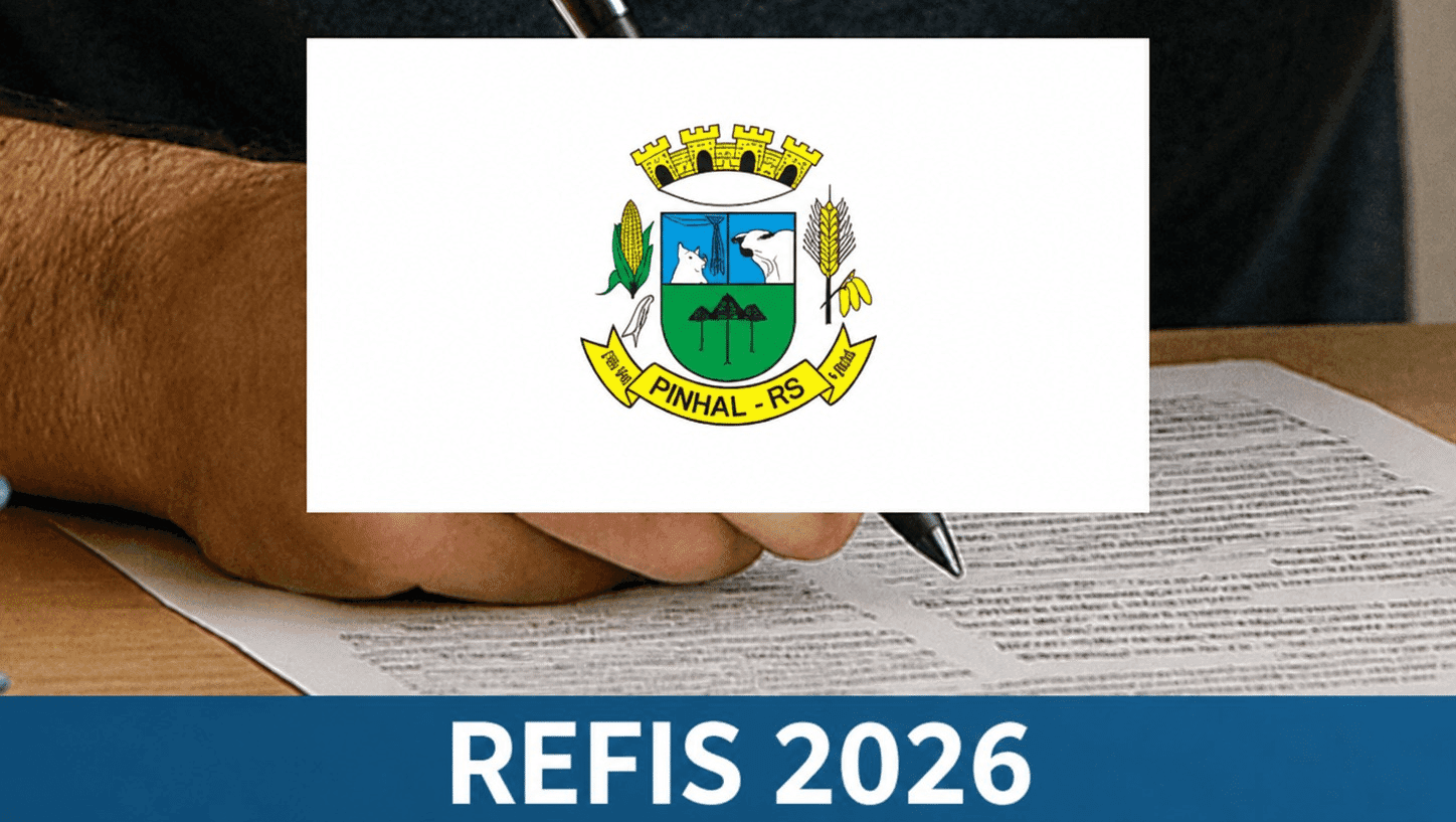 Refis 2026 está com adesões abertas em Pinhal