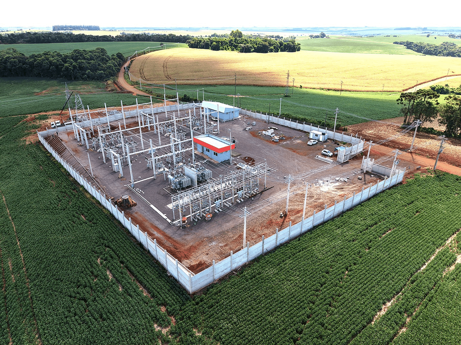 Creluz entra na fase final da construção da Subestação Caminho dos Tropeiros