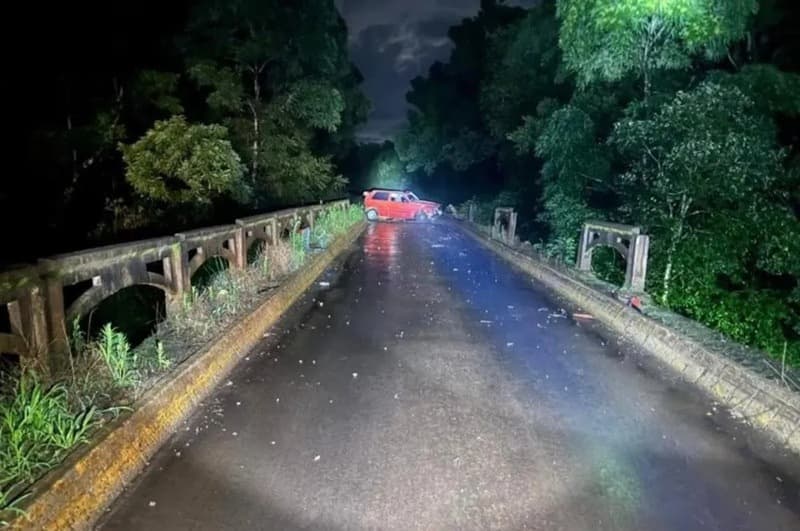 Acidente com vítima fatal é registrado no interior de Carazinho na madrugada do dia 1º 