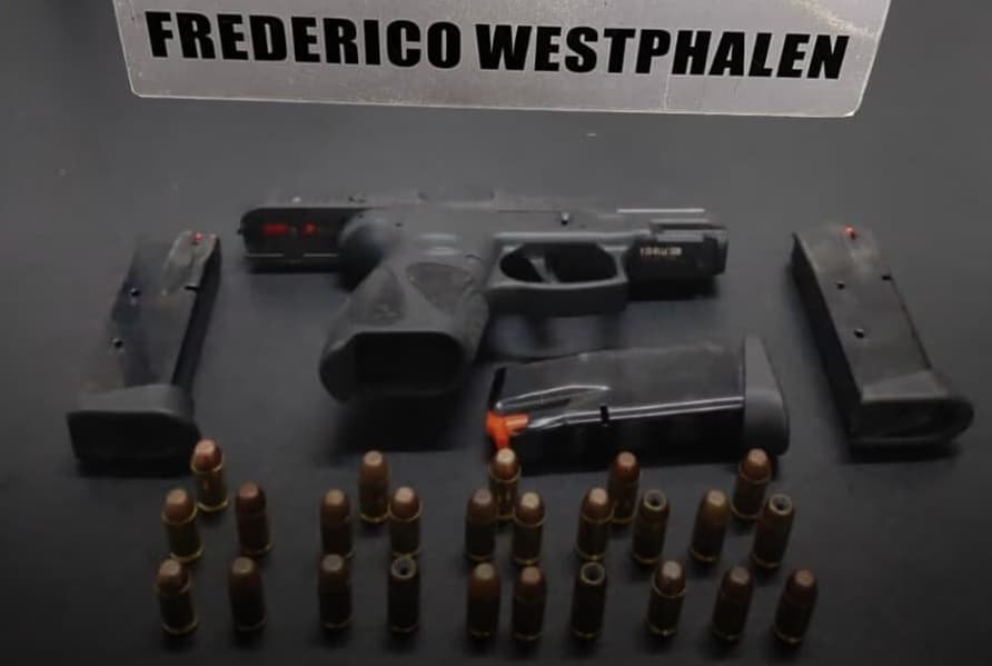 Brigada Militar apreende arma e prende homem após ameaça em Frederico Westphalen